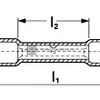 Spojka na lanko izolovaná sériová do průřezu 2.5mm2. Izolace je teplem smrštitelná bužírka s lepidlem.