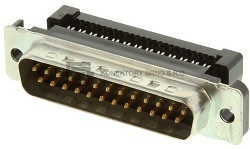 Konektor  typu D-SUB z řady HDF-20 pro Ribbon kabel.