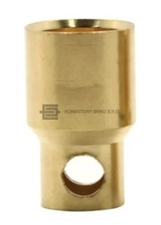 Kruhová dutinka 8mm - Gold Bullet Connector