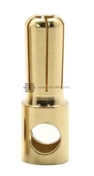 Kruhový kolíček 5mm - Gold Bullet Connector