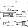 Dutinka řady LKS 1,5 pro vodič 0,5-0,75mm2