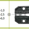 Čelist do kleští PEW 12/Ergocrimp pro konektory izolované s teplem smrštitelnou hadičkou.