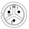 Kruhový konektor řady LP-12/M12