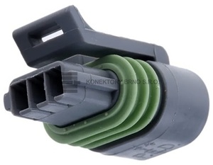 Konektor z řady Metri-Pack 150.2 série Pull-to-Seat