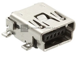 Konektor typu mini USB-B v do PS.