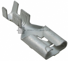 Plochá dutinka 9.5x1.22mm se zpětným zobáčkem pro uchycení v krytu  .375
