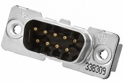 Konektor z řady AMPLIMITE v počtu pinů 9