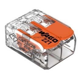 Krabicová spojka pro dva vodiče