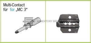 Čelisti pro Solarní konektory Multi-Contact typ "MC 3"