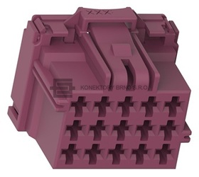 MCP D 15 pin na kabel/fialová