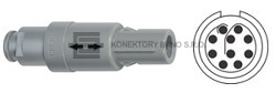 Kruhový plastový konektor z řadý REDEL s kolíčky,10 pin
PAG.M1.0GL.AC65Z