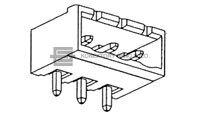 Konektor z řady TERMI-BLOK 5.08 mm, úhlový s kolíčky, 4 pin