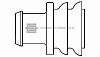 Těsnění vodiče pro kontakty velikosti 6.7